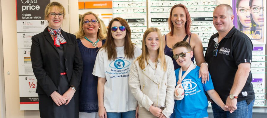 Young eye cancer survivors are VIPs in Taunton