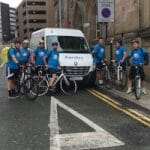 CHECT photo - the team of cyclists