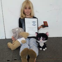 CHECT photo - Erin receiving her award