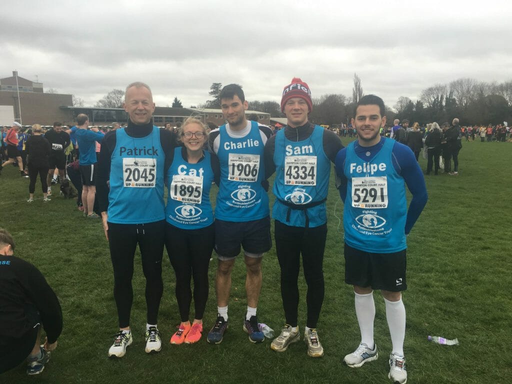 CHECT Photo - runners at the Hampton Court Half Marathon in 2016