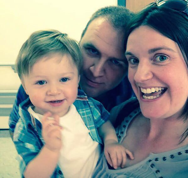CHECT photo - Charlie and his family