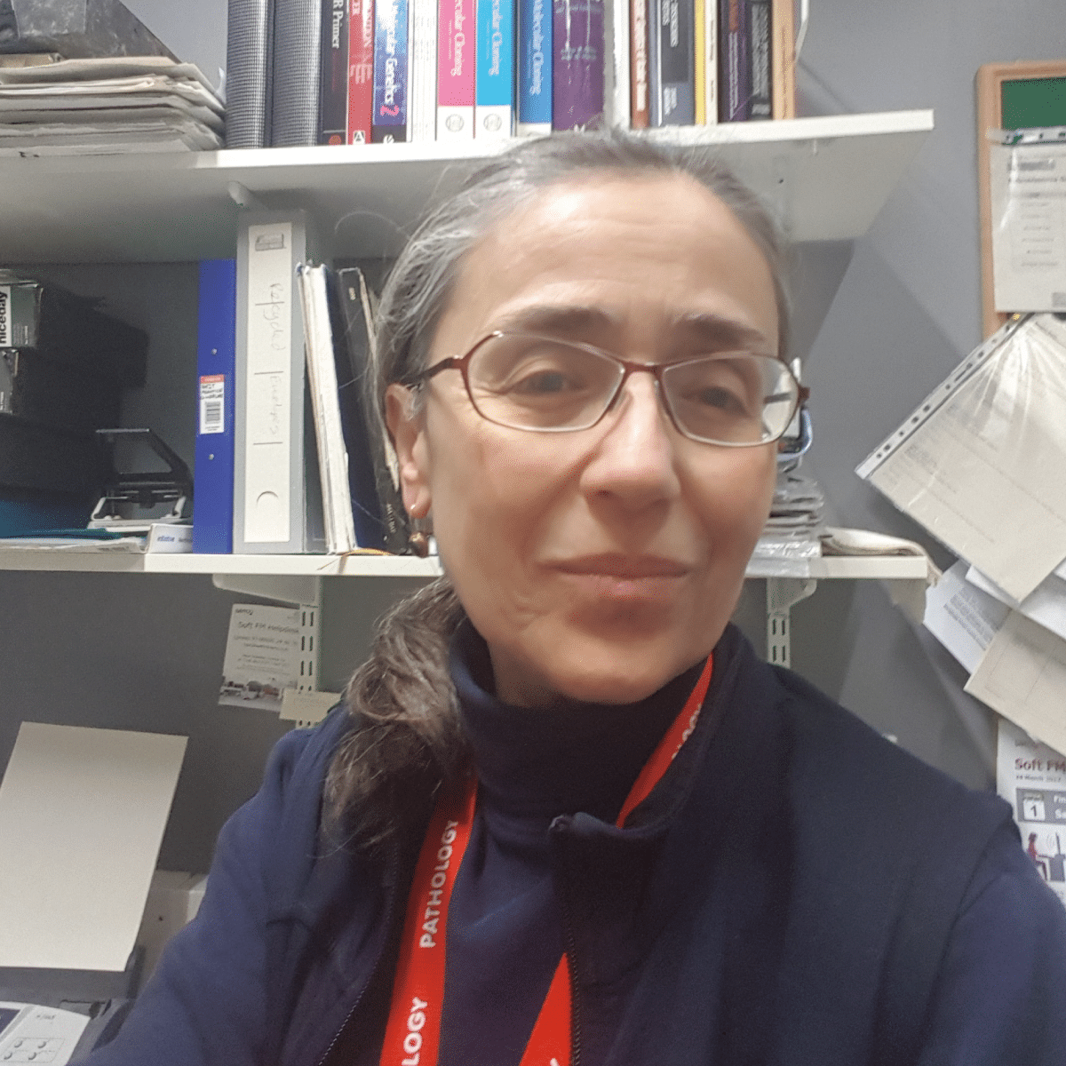 Dr Zerrin Onadim in her office