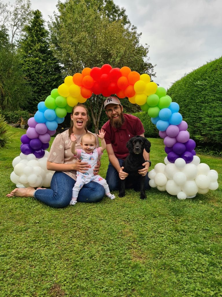 Imogen Lloyd with her family