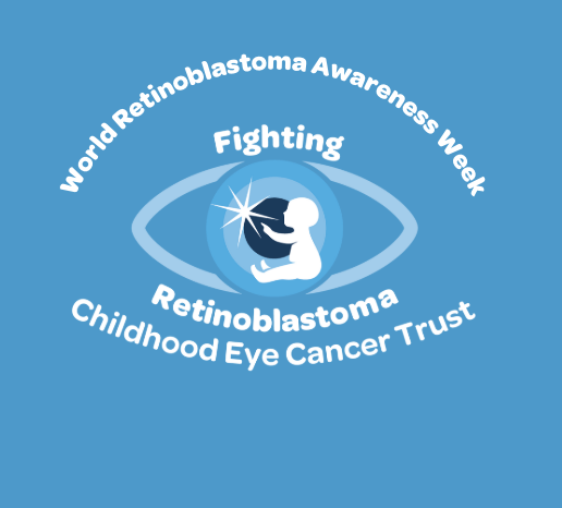 The image shows CHECT's logo with the words 'world retinoblastoma awareness week'