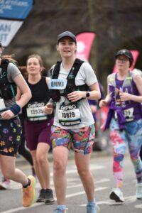 Emma is running a race 